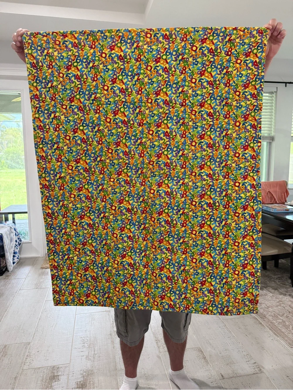 Kids Ocean Numbers Play Quilt - Multicolor